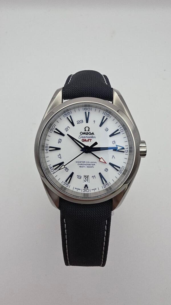 Omega aqua terra seamaster good planet GMT 231.92.43.22.04.001 White 43mm Titanium Limited Edition
