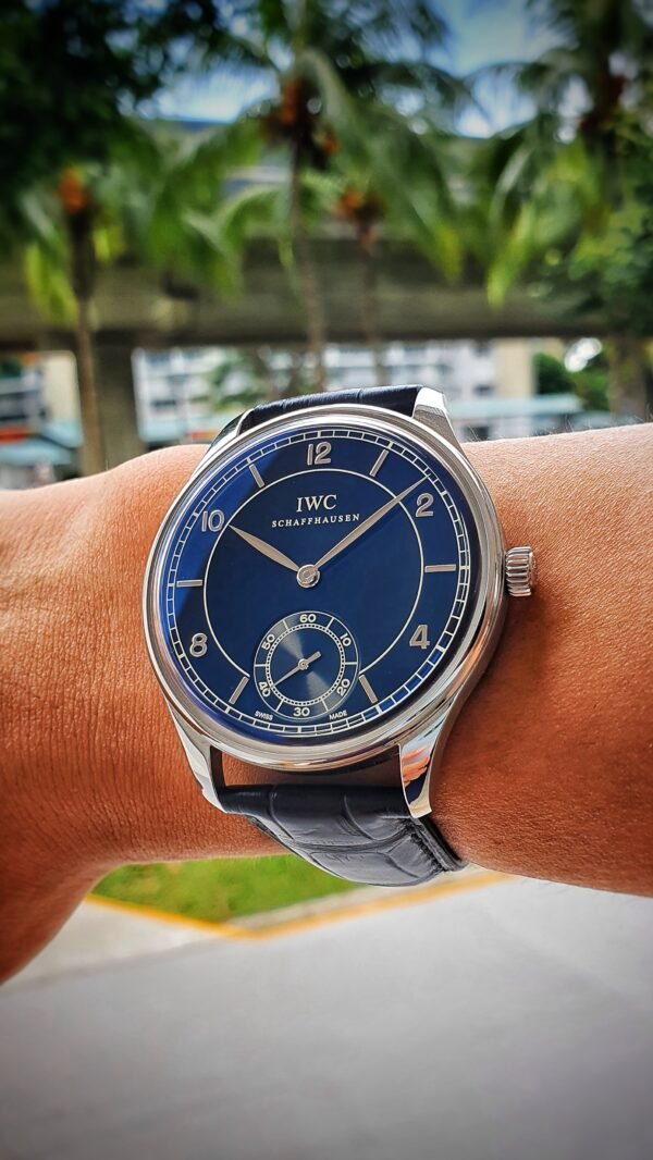 IWC Portugieser Portuguese Hand Wound Vintage IW544501 Black 44mm Stainless Steel Full Set