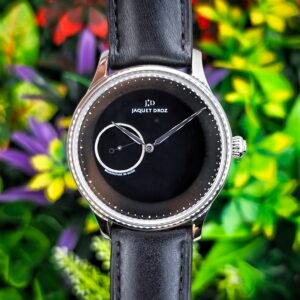 Jaquet Droz Astrale Grande Heure Minute Onyx J017030201 43mm Stainless Steel Black Full Set - Image 1