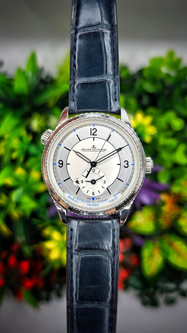 Jaeger LeCoultre JLC Master Geographic Q1428530 White 39mm Stainless Steel Full Set