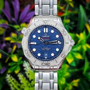 Omega Beijing Olympic Seamaster Diver 300m 522.30.42.20.03.001 Blue 42mm Stainless Steel Full Set - Image 1