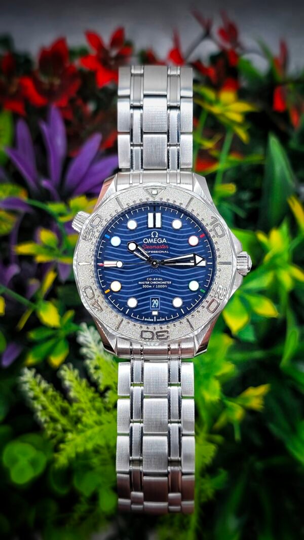 Omega Beijing Olympic Seamaster Diver 300m 522.30.42.20.03.001 Blue 42mm Stainless Steel Full Set