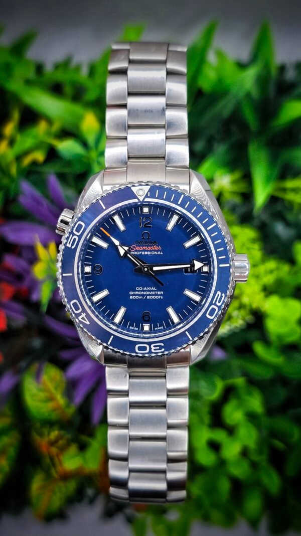 Omega Seamaster Planet Ocean 600m 232.90.46.21.03.001 46mm Titanium Blue Full Set