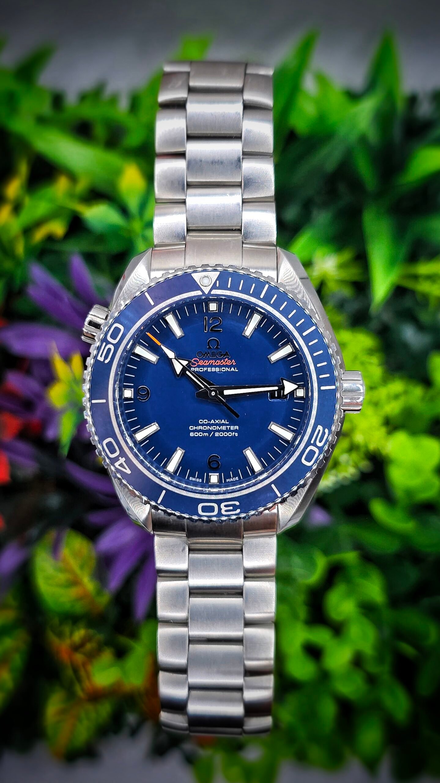 Omega Seamaster Planet Ocean 600m 232.90.46.21.03.001 46mm Titanium Blue Full Set - Image 1