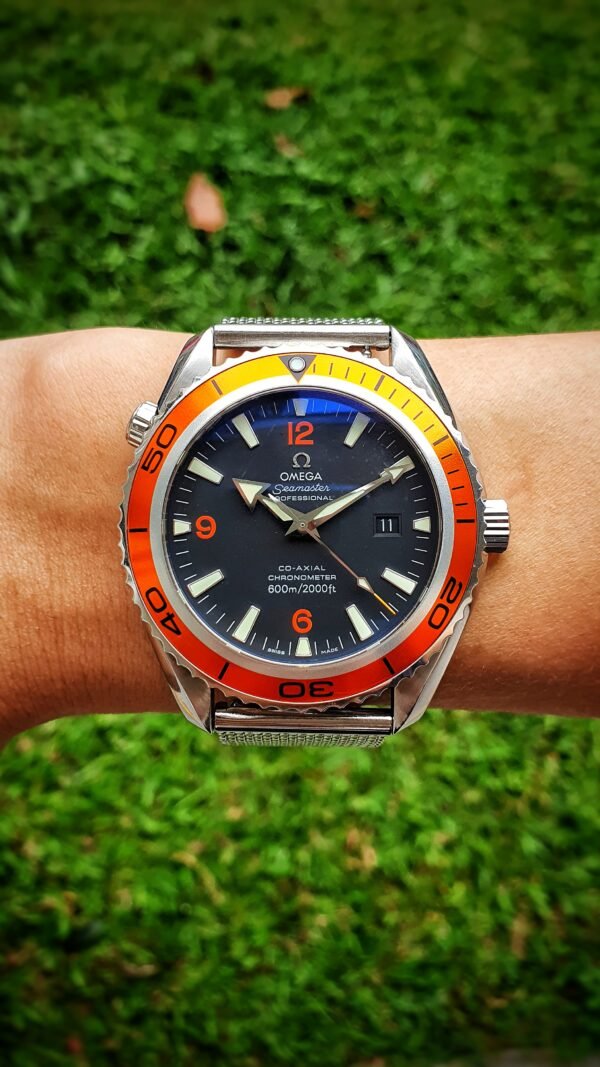 Omega Seamaster Planet Ocean 600m Orange 2908.50.38 Black 45.5mm Steel