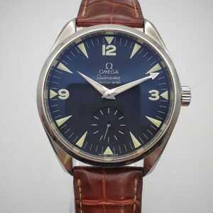 Omega Railmaster XXL 2806.52.37 Black 49mm Stainless Steel Box Papers - Image 1