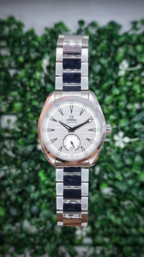 Omega Seamaster Aqua Terra 150m Small Seconds 220.10.41.21.02.002 Silver White 41mm Stainless Steel Full Set