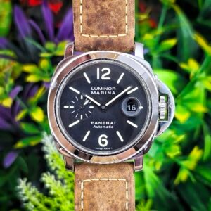 Panerai Luminor Marina Automatic PAM 104 PAM00104 Black 44mm Stainless Steel Full Set - Image 1