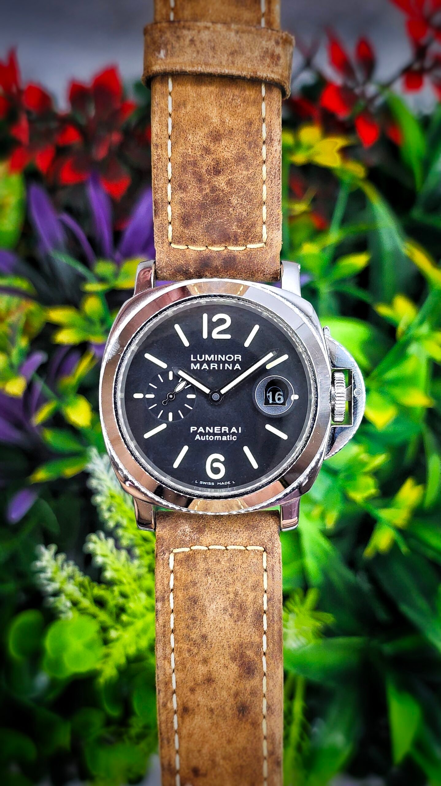 Panerai Luminor Marina Automatic PAM 104 PAM00104 Black 44mm Stainless Steel Full Set - Image 1