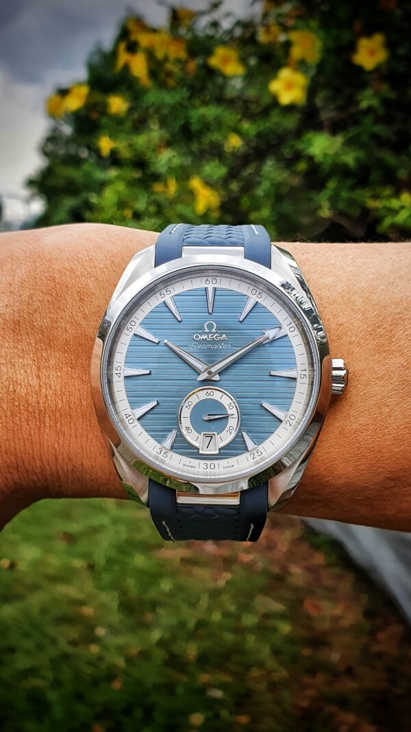 Omega Seamaster Aqua Terra Small Seconds 220.12.41.21.03.005 Blue 41mm Steel Full Set