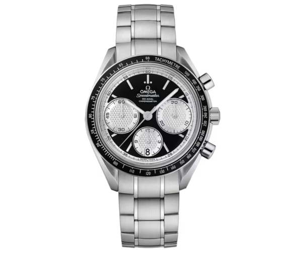 Omega Speedmaster Racing 326.30.40.50.01.002 Chronograph Black Panda Stainless Steel Full Set BNIB 2025
