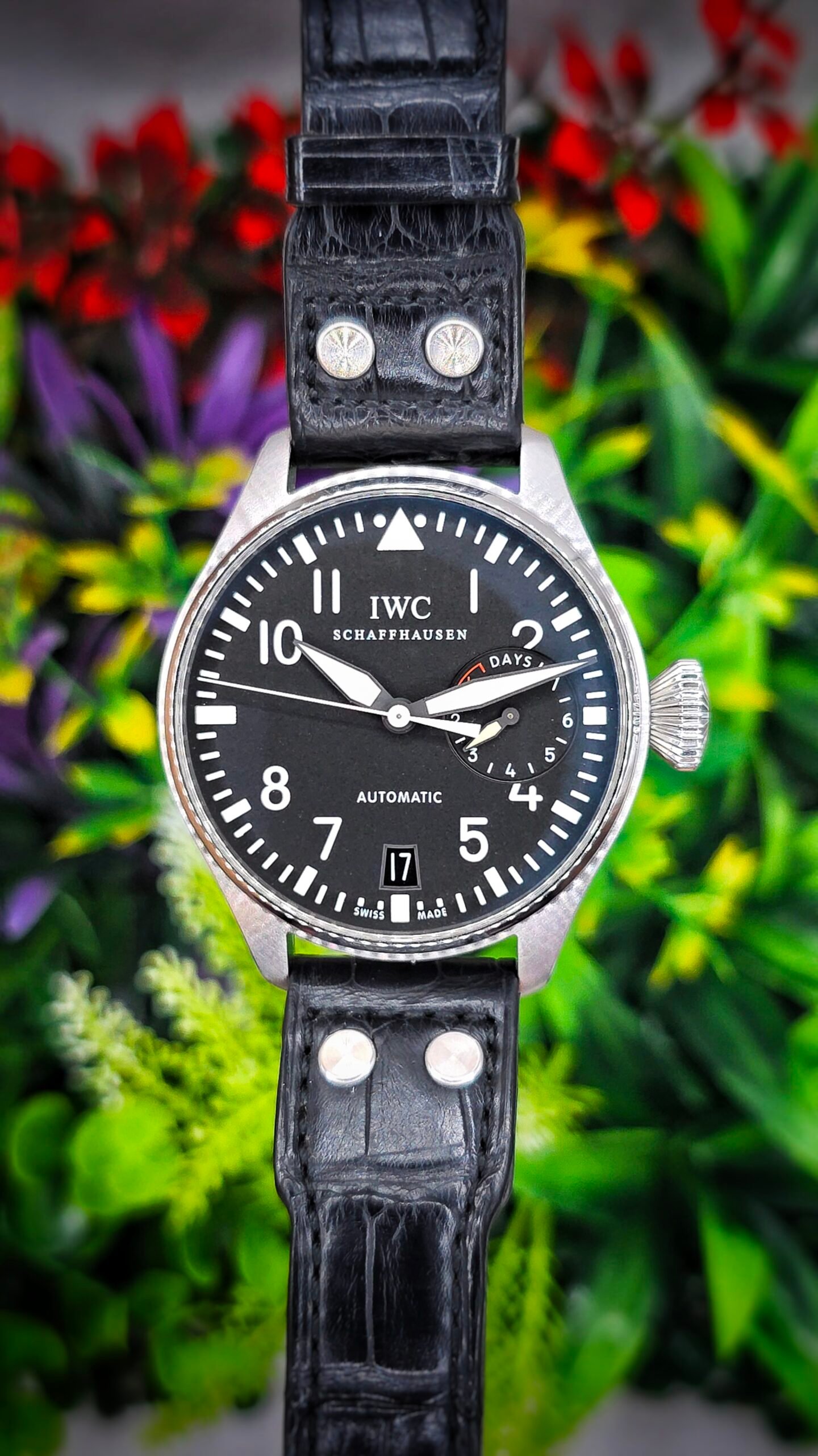 IWC Big Pilot 7 Day Power Reserve IW500401 Black 46mm Stainless Steel Full Set - Image 1