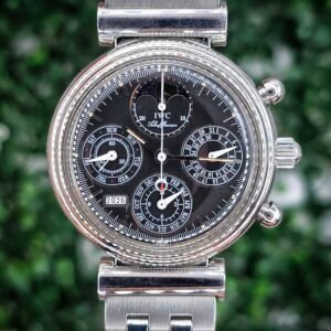 IWC Perpetual Calendar Chronograph Da Vinci IW375030 Automatic IW3750 Black 39mm Stainless Steel Full Set - Image 1