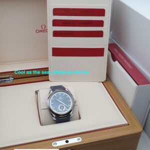 Omega Seamaster Aqua Terra Small Seconds 220.12.41.21.03.005 Blue 41mm Steel Full Set - Image 9