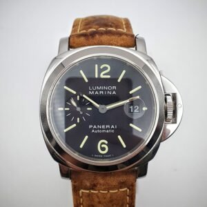 Panerai Luminor Marina Automatic PAM 104 PAM00104 Black 44mm Stainless Steel Full Set - Image 2