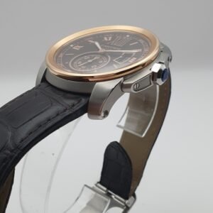Cartier Calibre de Cartier W7100050 Chocolate Brown 42mm Pink Gold Full Set - Image 2