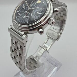 IWC Perpetual Calendar Chronograph Da Vinci IW375030 Automatic IW3750 Black 39mm Stainless Steel Full Set - Image 2