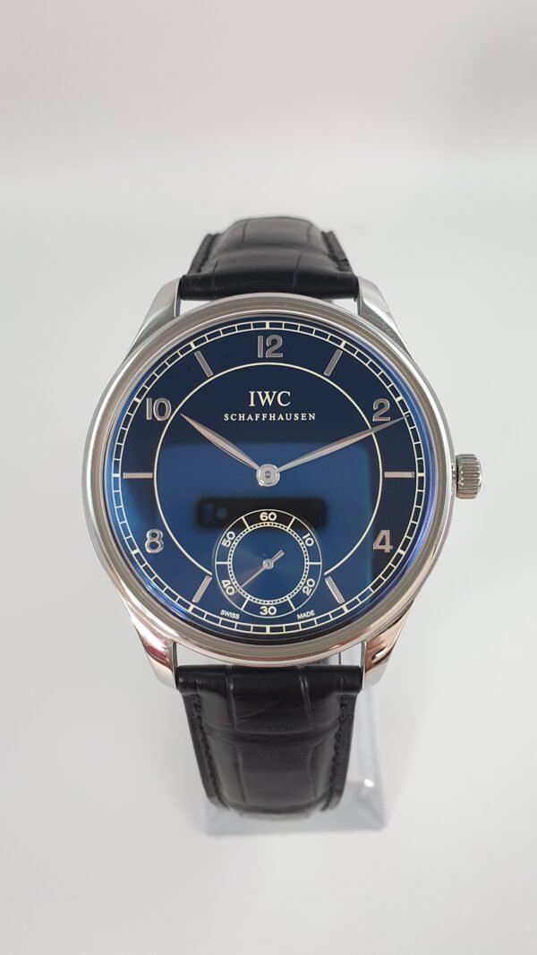 IWC Portugieser Portuguese Hand Wound Vintage IW544501 Black 44mm Stainless Steel Full Set