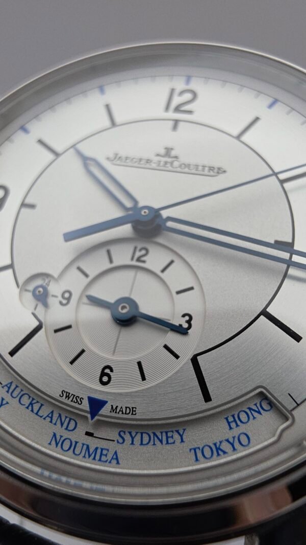 Jaeger LeCoultre JLC Master Geographic Q1428530 White 39mm Stainless Steel Full Set