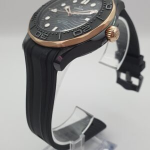 Omega Seamaster Diver 300M 210.62.44.20.01.001 Black 44mm Ceramic Sedna Gold Full Set MSRP 19K - Image 3