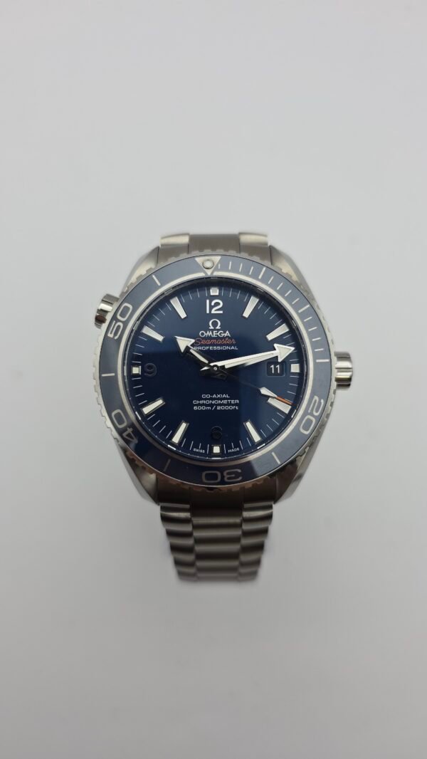 Omega Seamaster Planet Ocean 600m 232.90.46.21.03.001 46mm Titanium Blue Full Set