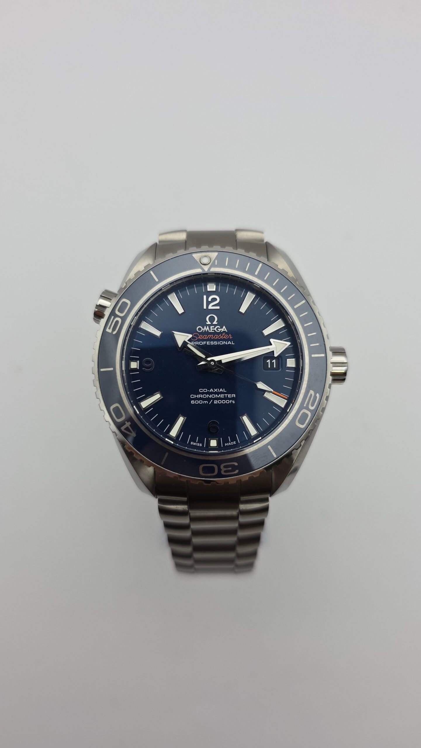 Omega Seamaster Planet Ocean 600m 232.90.46.21.03.001 46mm Titanium Blue Full Set - Image 2