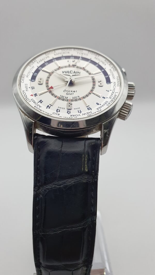 Vulcain Cricket Aviator GMT Worldtimer Alarm