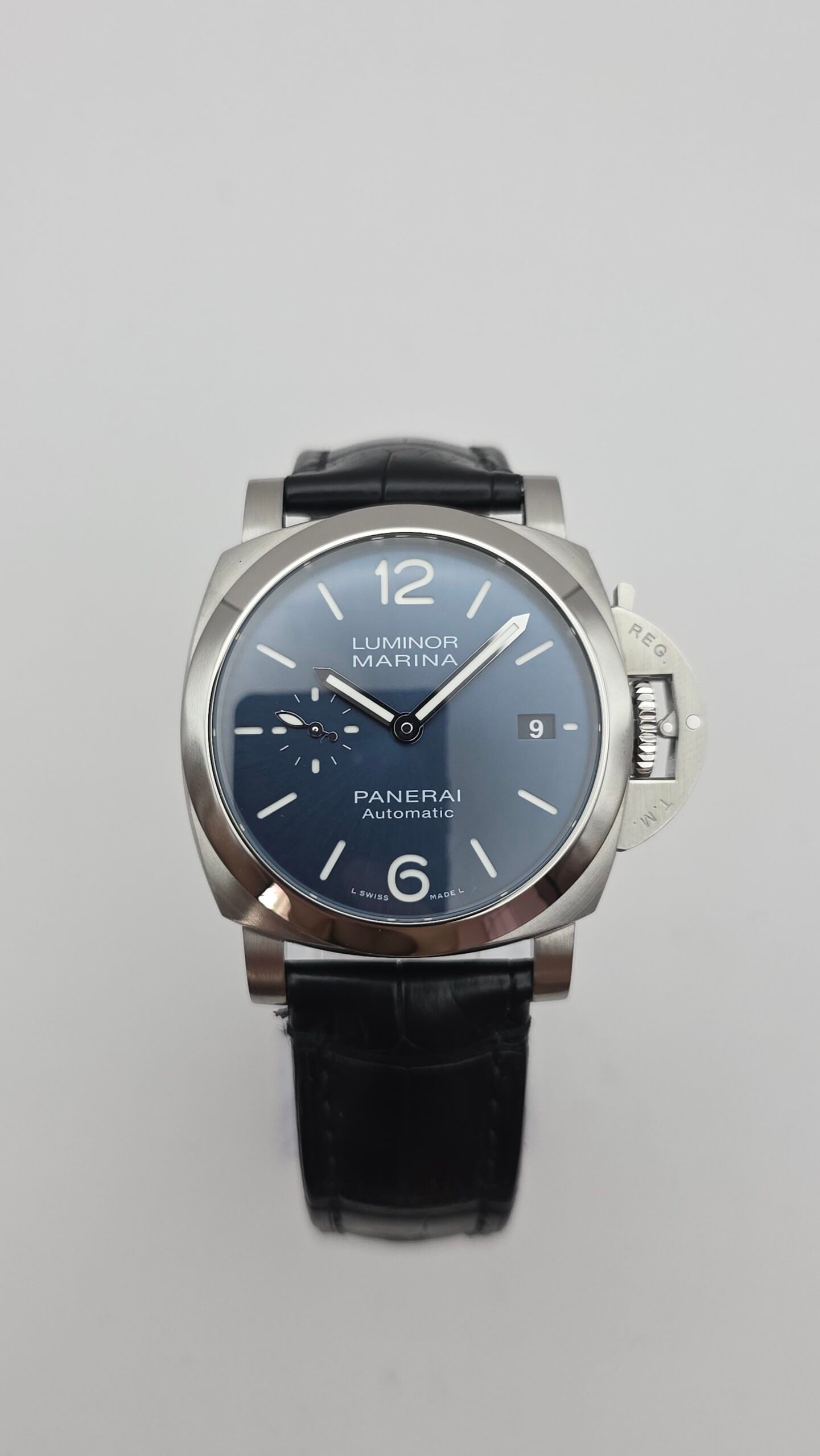 Panerai Quaranta Luminor PAM 1270 PAM01270 Blue 40mm Stainless Steel Full Set - Image 2