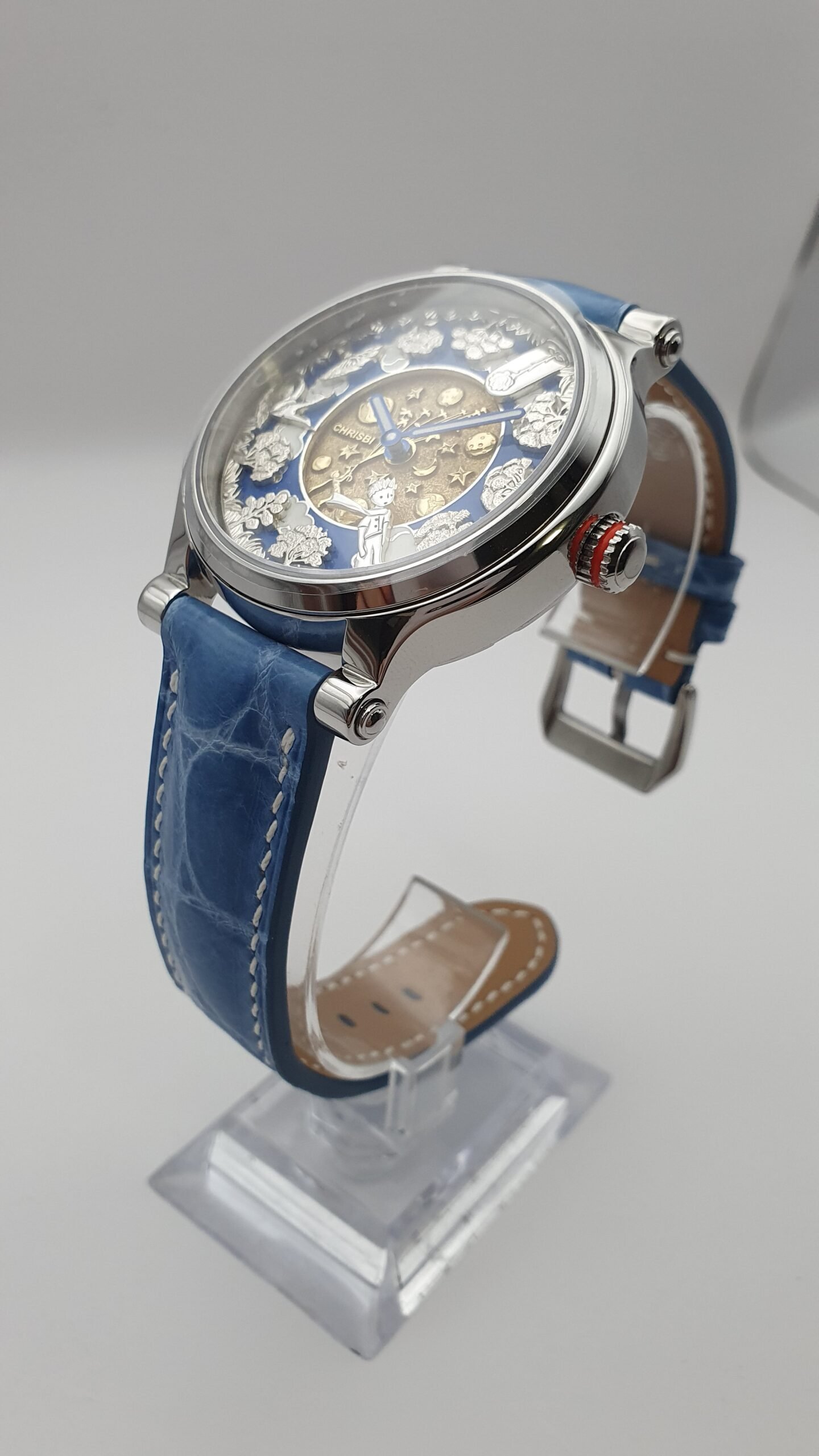 Chris Bi Le Petit Prince Blue 44mm Steel Full Set - Image 2