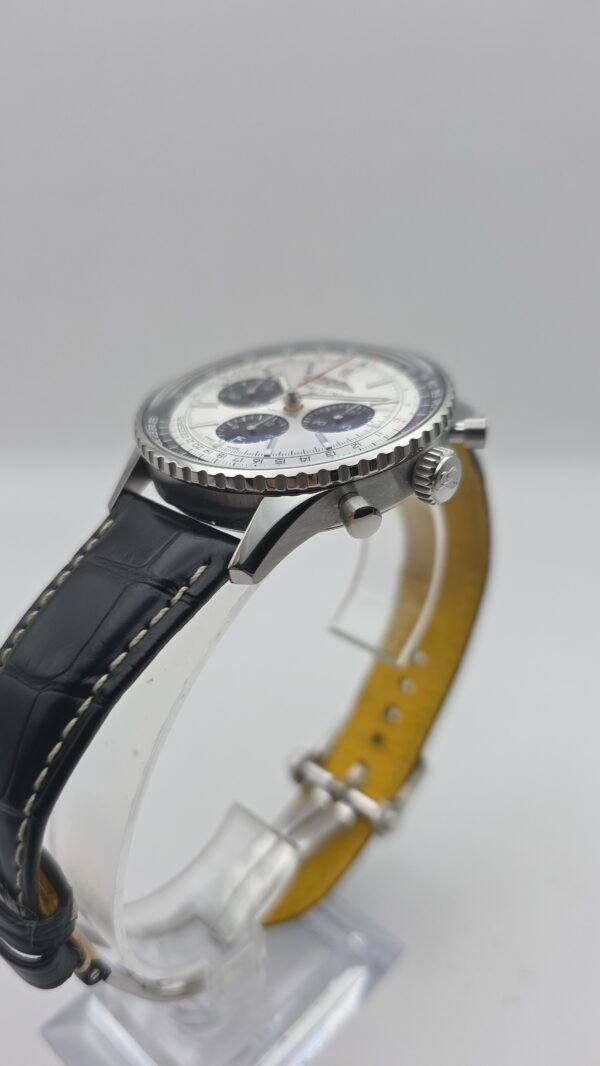 Breitling Navitimer B01 Chronograph AB0138241G1P1 AB0138 Silver 43mm Stainless Steel Full Set