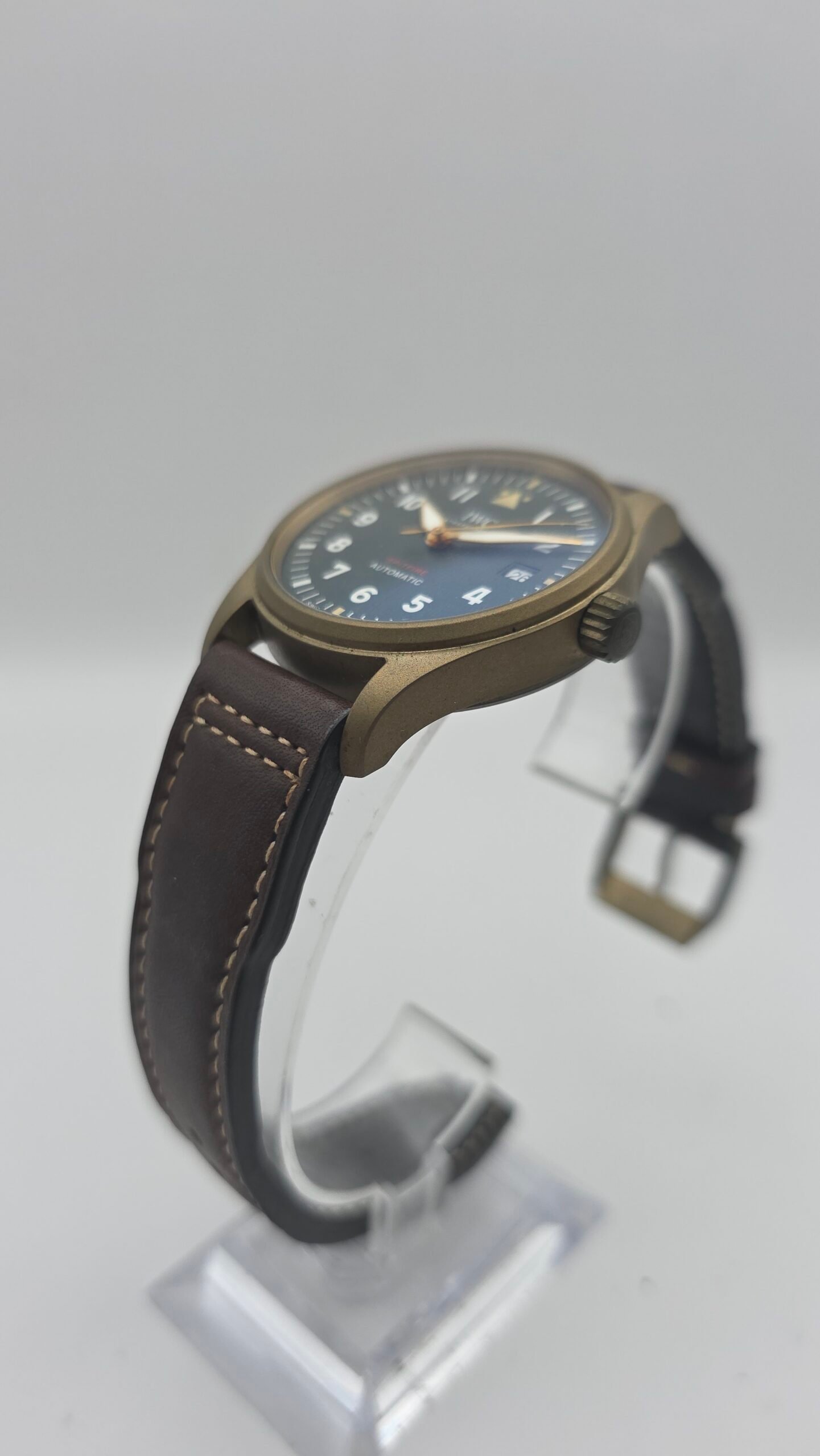 IWC Pilot Spitfire Automatic IW326802 Green 39mm Bronze Full Set - Image 4
