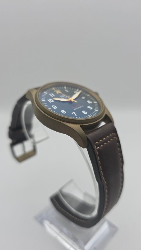 IWC Pilot Spitfire Automatic IW326802 Green 39mm Bronze Full Set