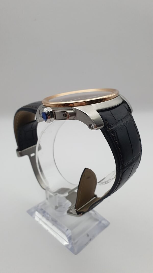 Cartier Calibre de Cartier W7100050 Chocolate Brown 42mm Pink Gold Full Set
