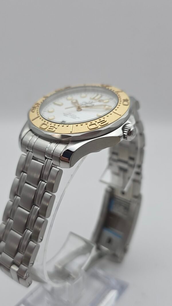 Omega Seamaster Olympics Paris 2024 522.21.42.20.04.001 White 42mm Moonshine Gold Steel Full Set