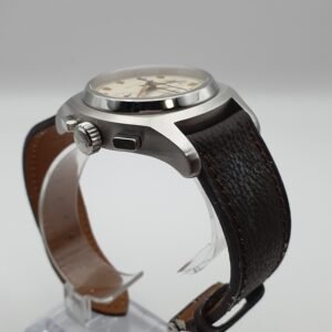 Girard Perregaux 25980.0.11.8158 Ref 2598 Vintage 1960 Chronograph Cream White 38mm Stainless Steel Box - Image 3
