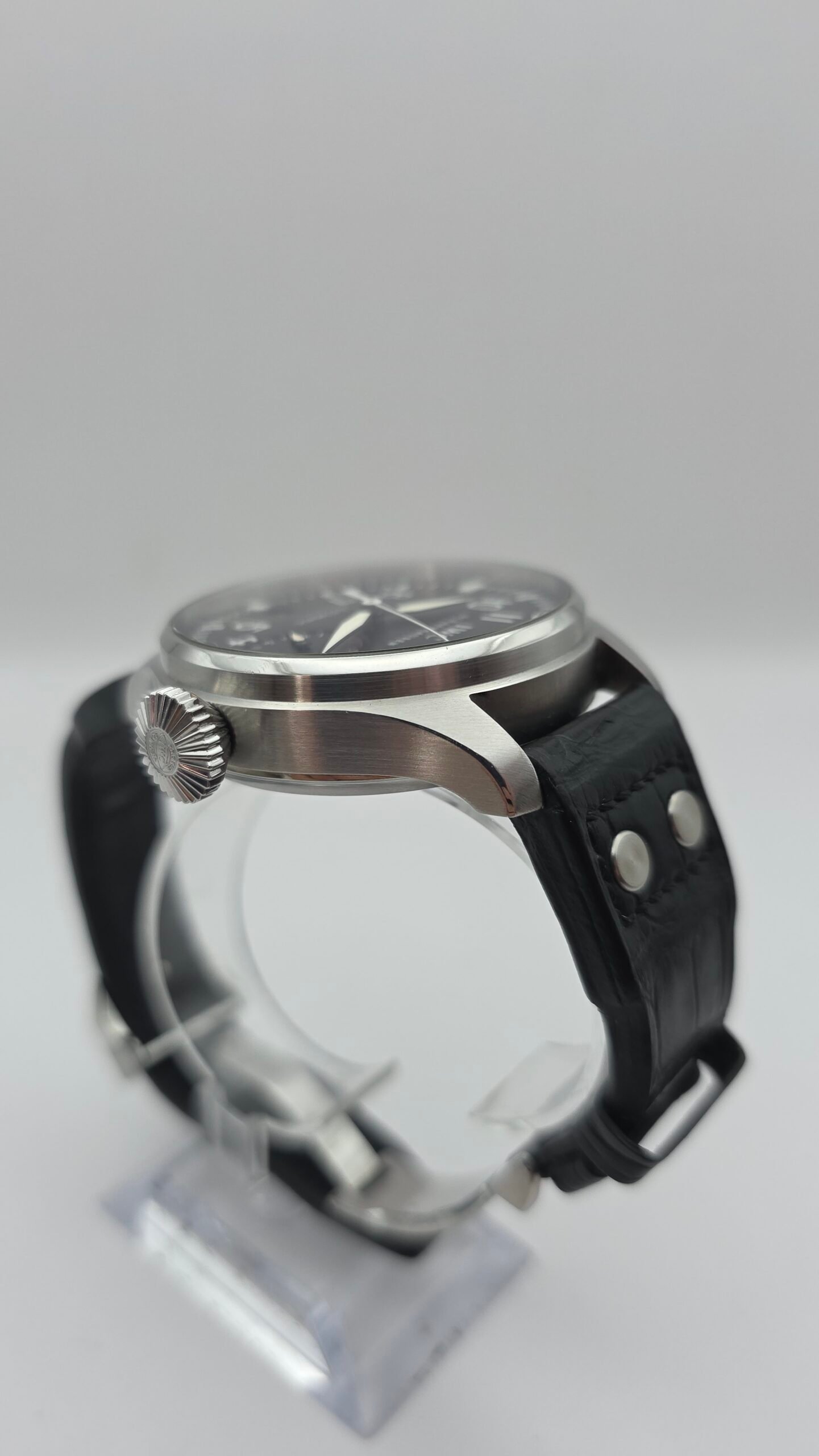 IWC Big Pilot 7 Day Power Reserve IW500401 Black 46mm Stainless Steel Full Set - Image 4