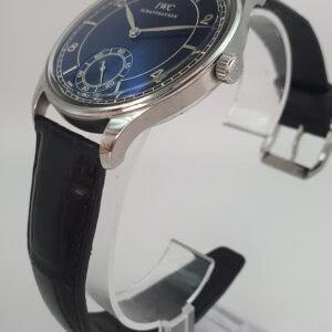 IWC Portugieser Portuguese Hand Wound Vintage IW544501 Black 44mm Stainless Steel Full Set - Image 4