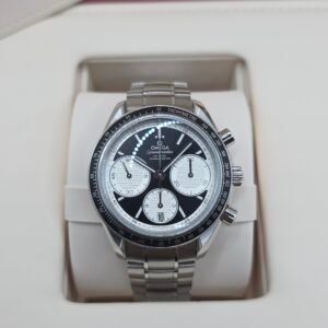 Omega Speedmaster Racing 326.30.40.50.01.002 Chronograph Black Panda Stainless Steel Full Set BNIB 2025 - Image 4