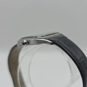 Cartier Santos Dumont Large WSSA0046 Black Lacquer 44mm by 31mm Stainless Steel Complete Set Box Papers - Image 3