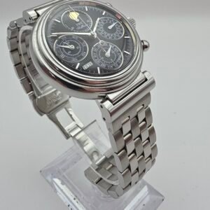 IWC Perpetual Calendar Chronograph Da Vinci IW375030 Automatic IW3750 Black 39mm Stainless Steel Full Set - Image 5