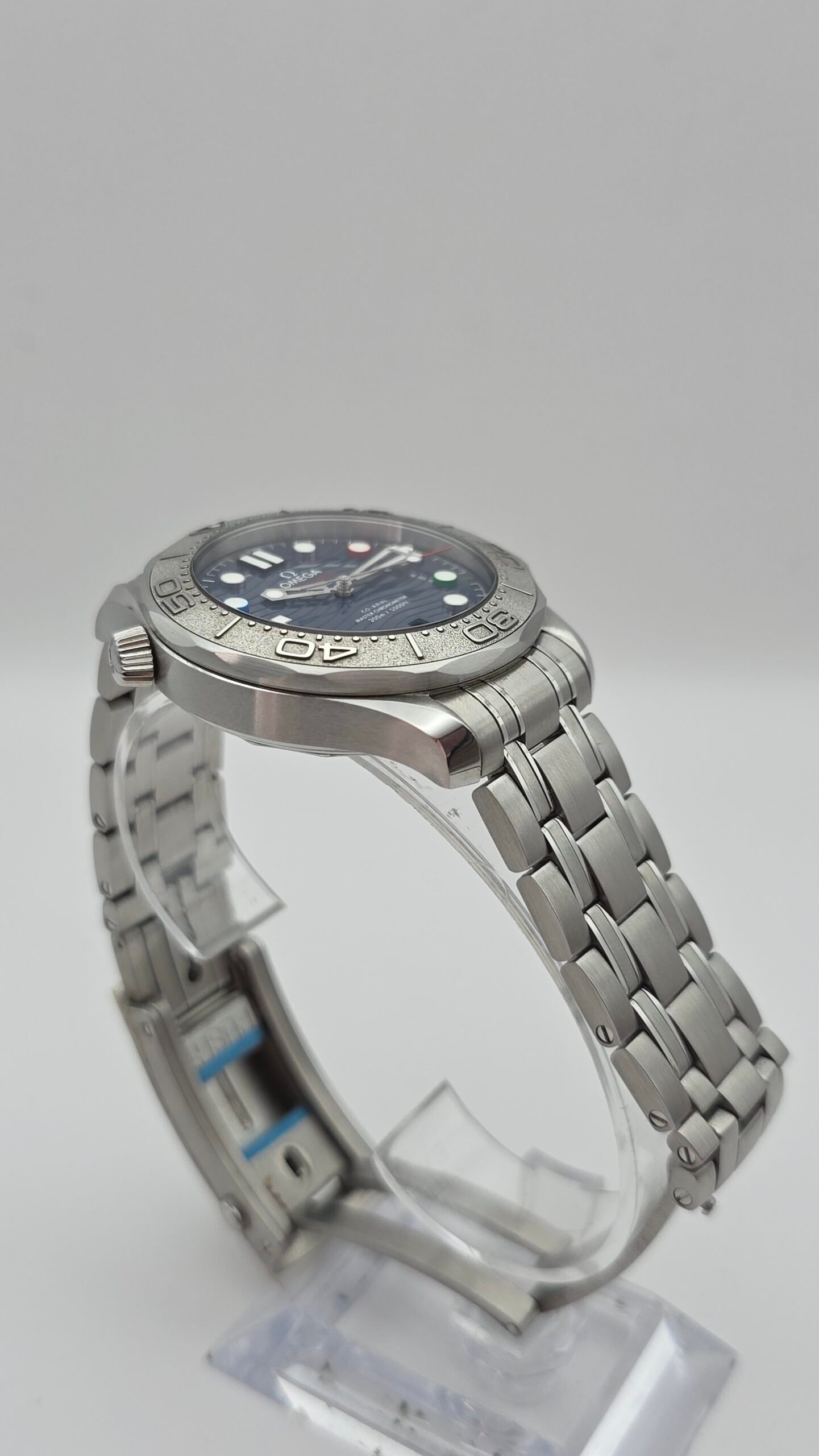 Omega Beijing Olympic Seamaster Diver 300m 522.30.42.20.03.001 Blue 42mm Stainless Steel Full Set - Image 5