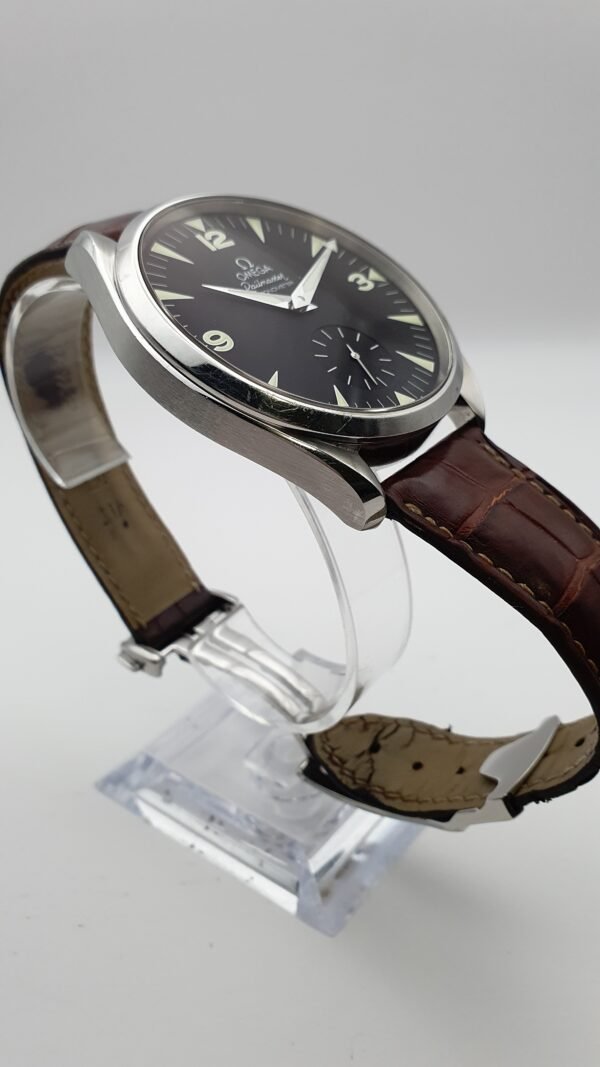 Omega Railmaster XXL 2806.52.37 Black 49mm Stainless Steel Box Papers