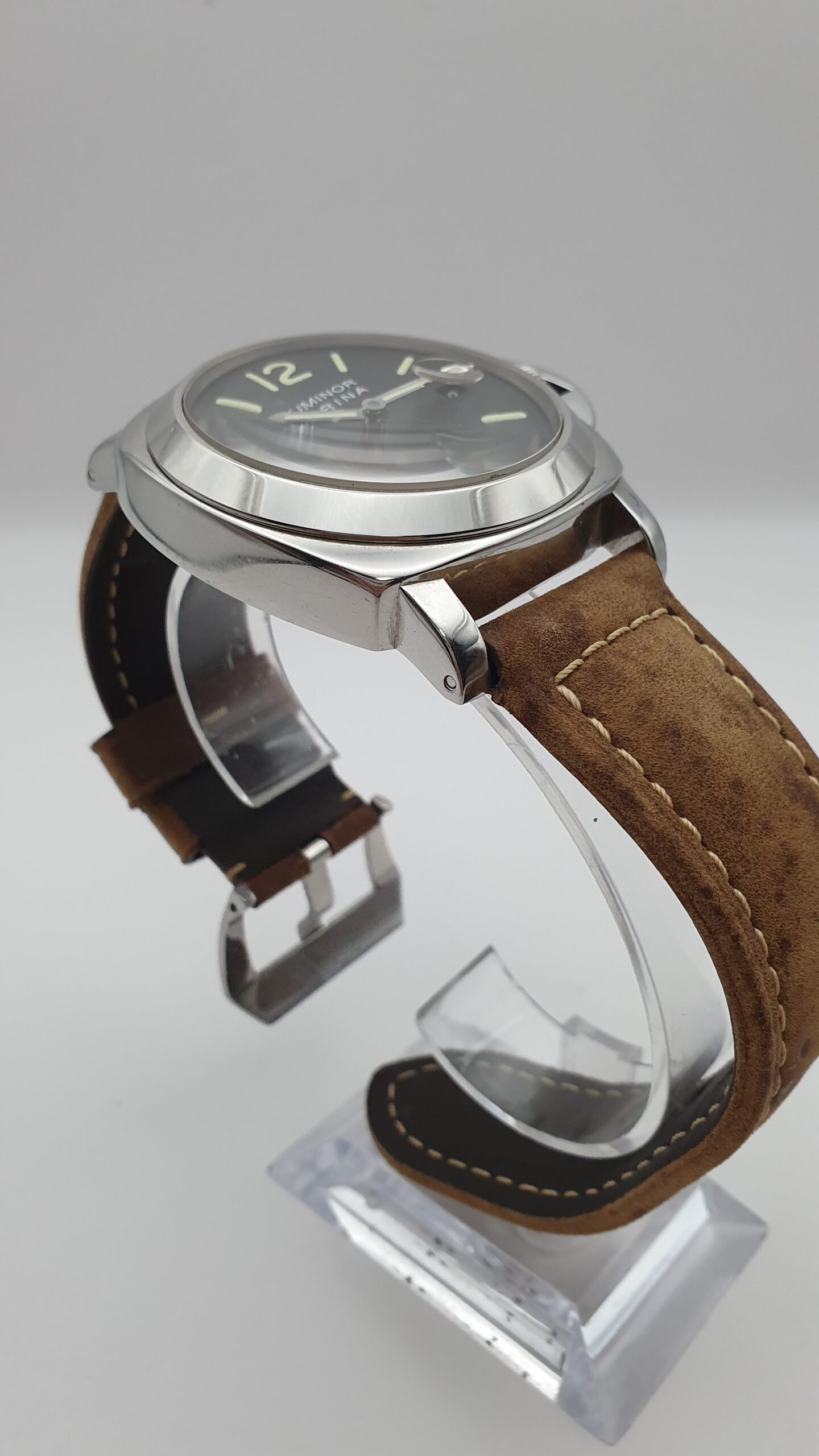 Panerai Luminor Marina Automatic PAM 104 PAM00104 Black 44mm Stainless Steel Full Set - Image 6