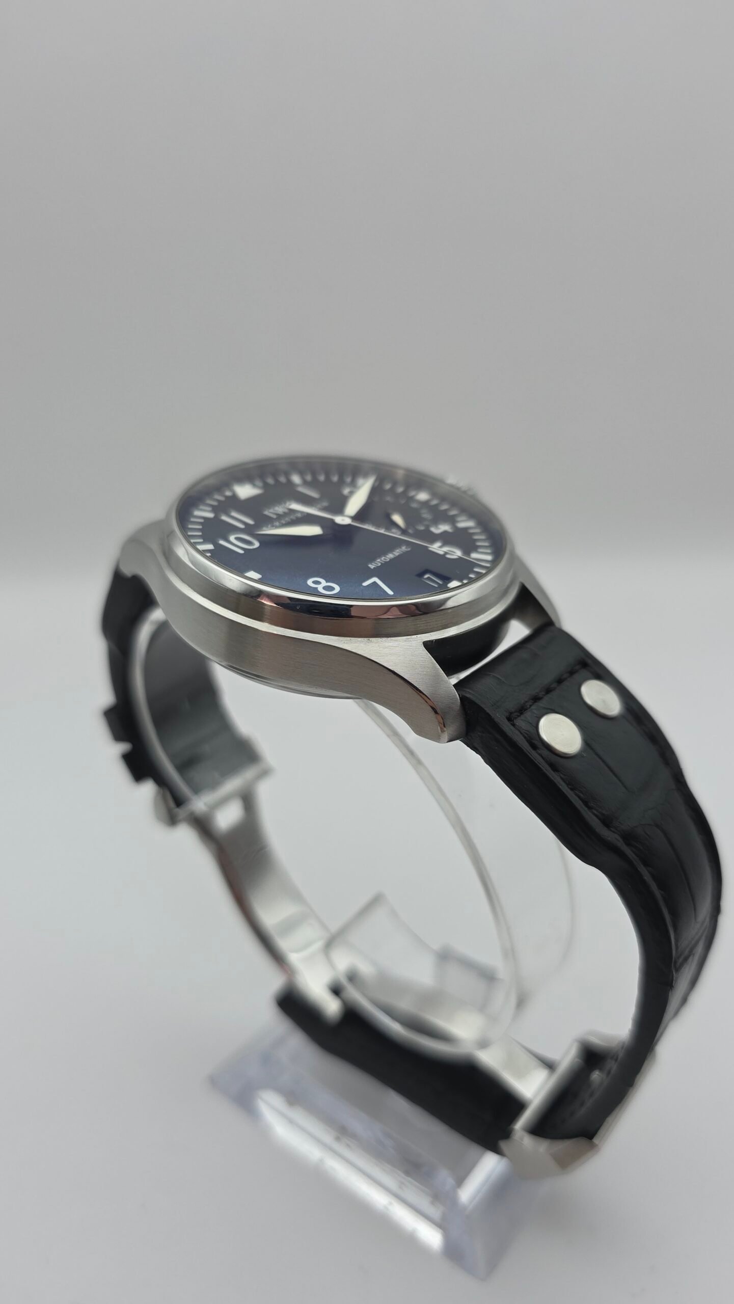 IWC Big Pilot 7 Day Power Reserve IW500401 Black 46mm Stainless Steel Full Set - Image 6