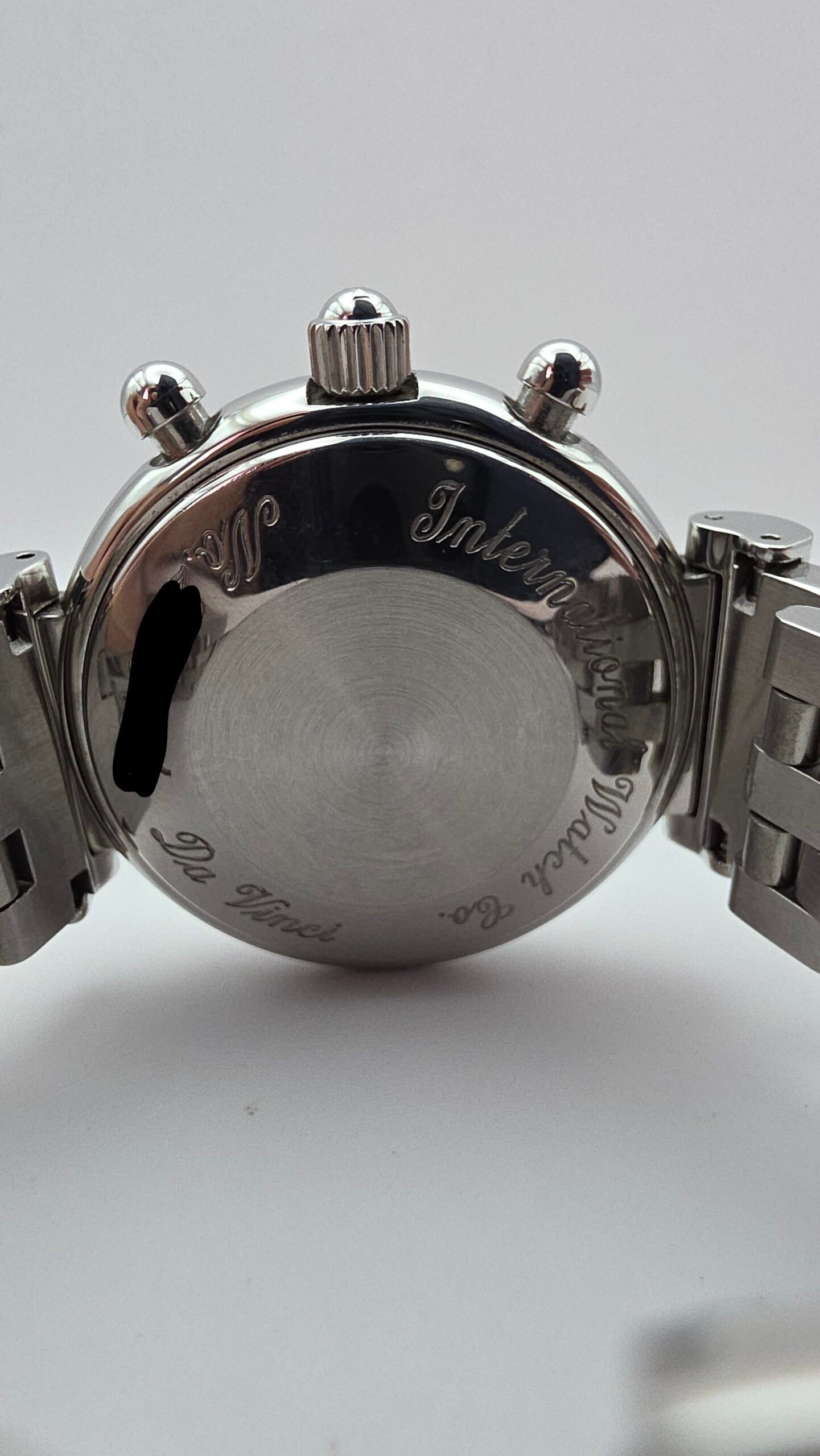 IWC Perpetual Calendar Chronograph Da Vinci IW375030 Automatic IW3750 Black 39mm Stainless Steel Full Set - Image 6