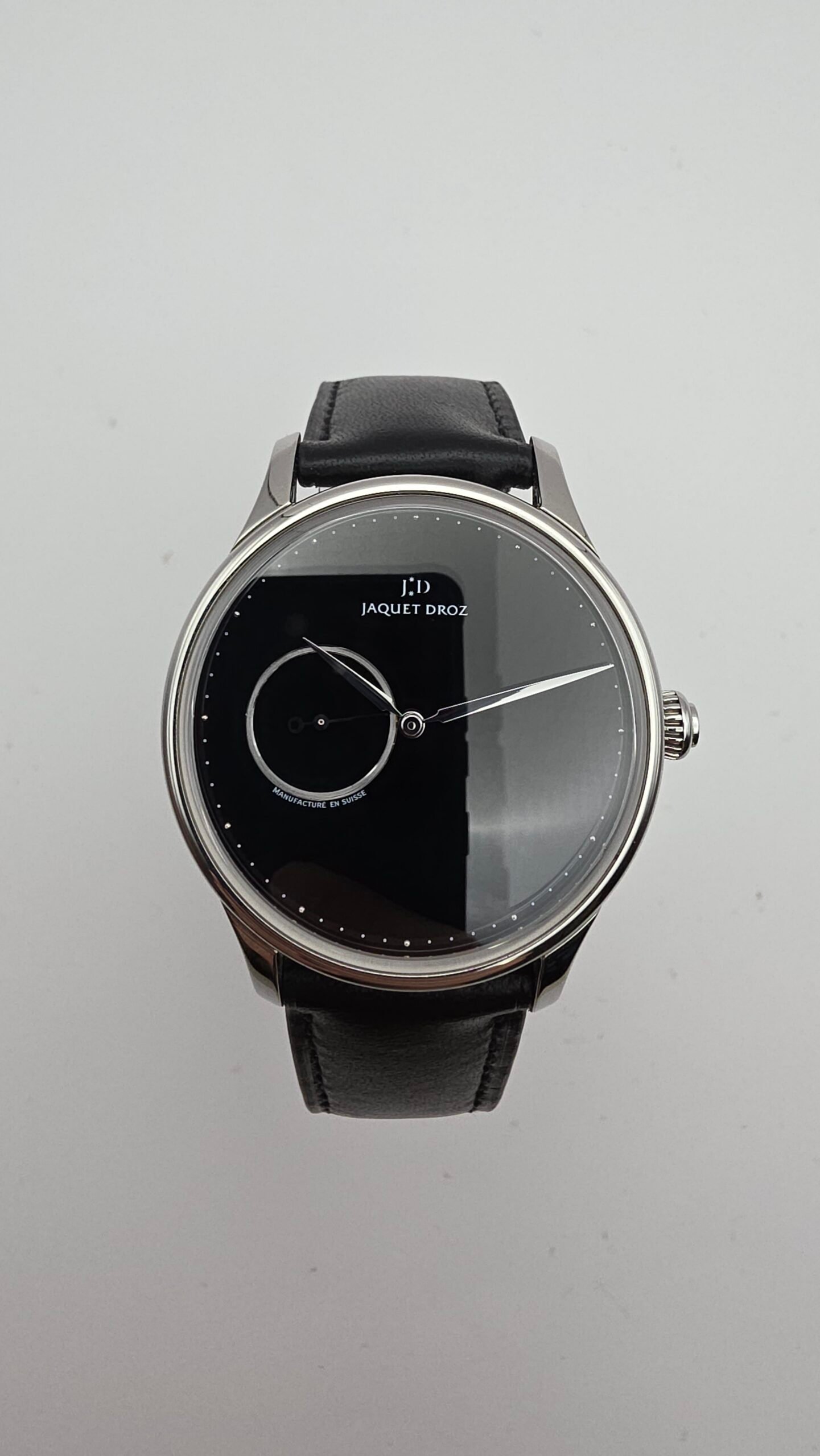 Jaquet Droz Astrale Grande Heure Minute Onyx J017030201 43mm Stainless Steel Black Full Set - Image 6