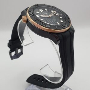 Omega Seamaster Diver 300M 210.62.44.20.01.001 Black 44mm Ceramic Sedna Gold Full Set MSRP 19K - Image 7
