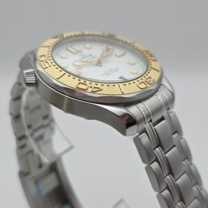 Omega Seamaster Olympics Paris 2024 522.21.42.20.04.001 White 42mm Moonshine Gold Steel Full Set - Image 6