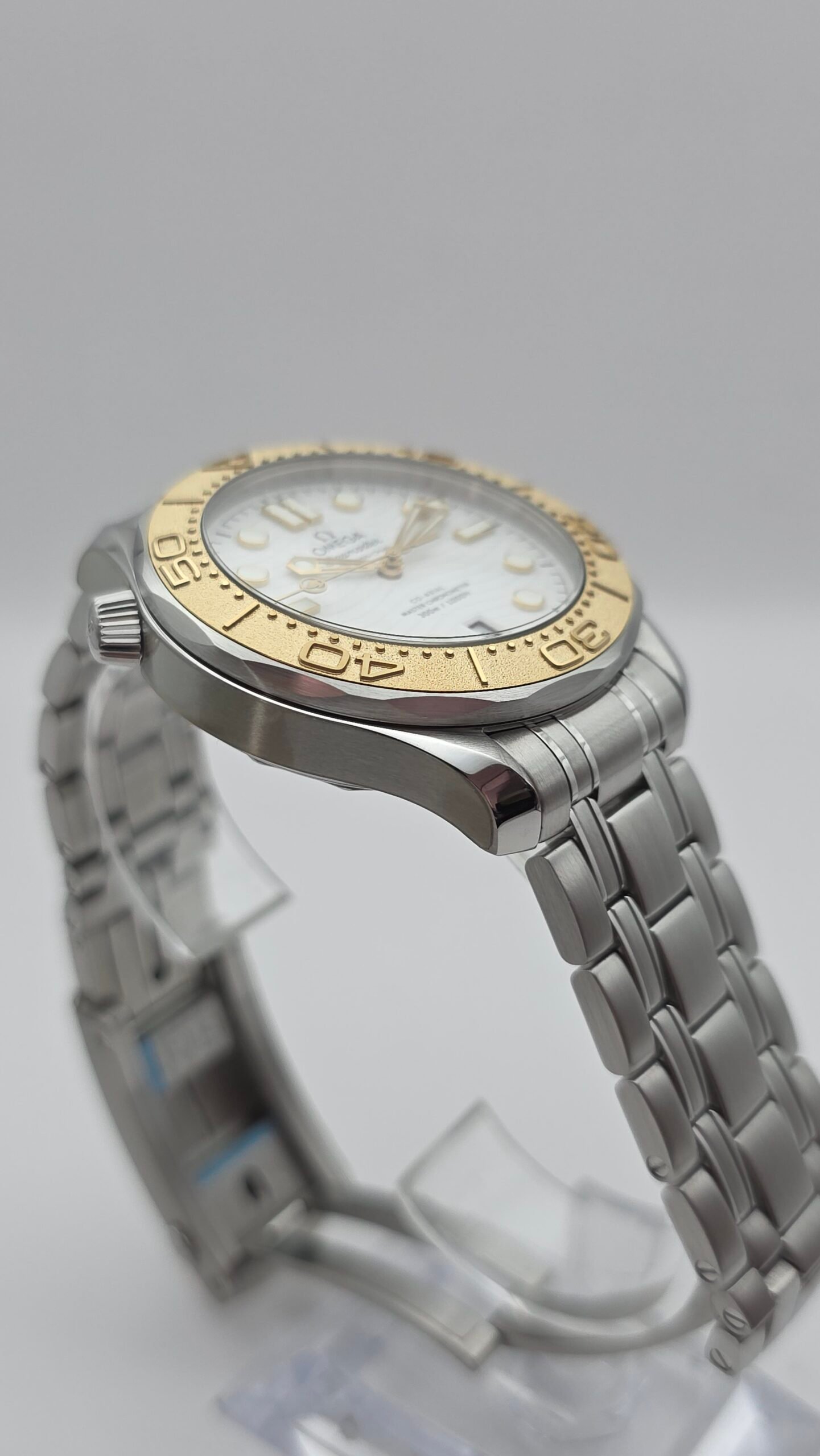 Omega Seamaster Olympics Paris 2024 522.21.42.20.04.001 White 42mm Moonshine Gold Steel Full Set - Image 6