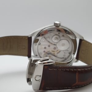 Omega Railmaster XXL 2806.52.37 Black 49mm Stainless Steel Box Papers - Image 6